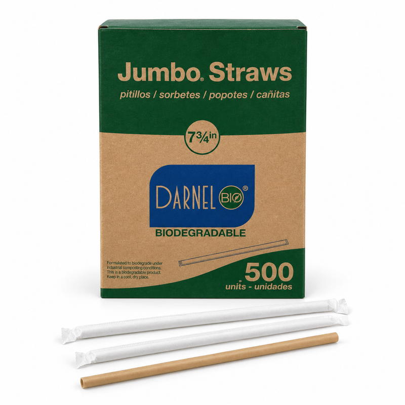 PITILLO DARNEL BIO CON ENVOLTURA 19,7 CM, PAQUETE DE 500 UNIDADES