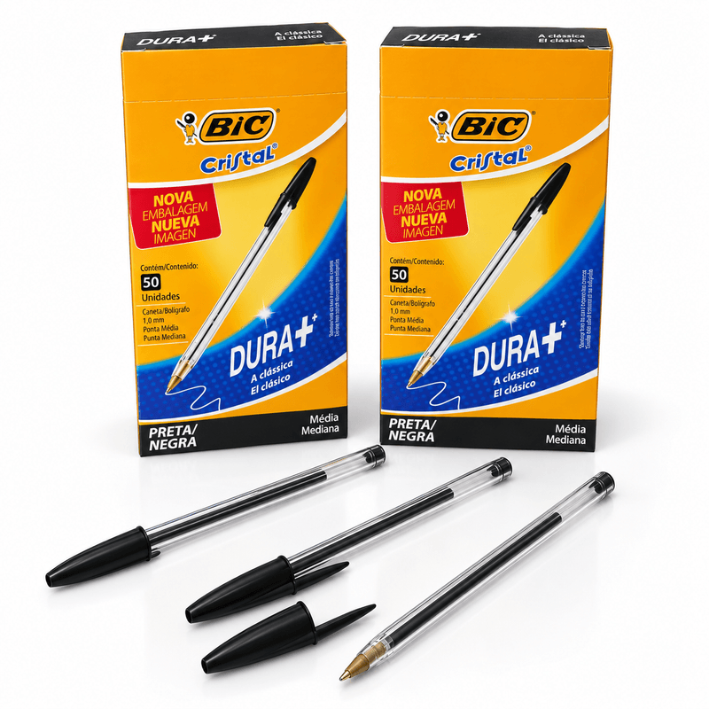 BOLÍGRAFO BIC PUNTA NORMAL NEGRO