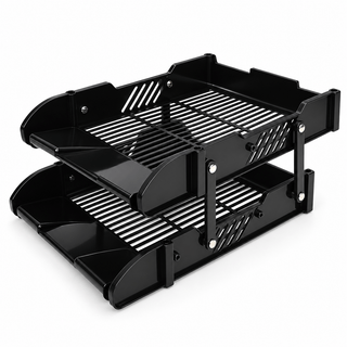 ORGANIZADOR DE PLÁSTICO DOBLE BANDEJA
