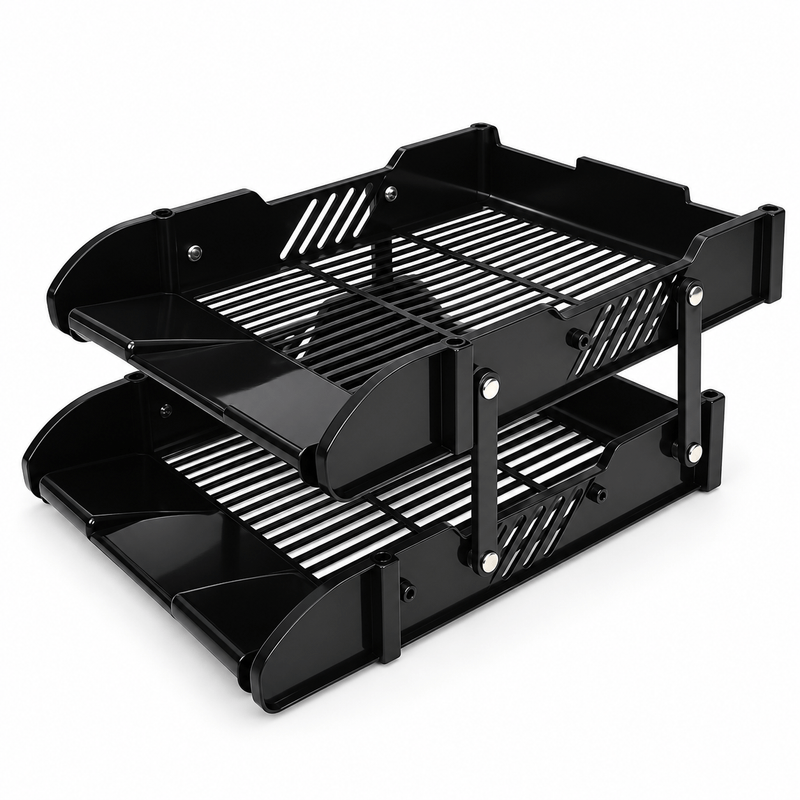 ORGANIZADOR DE PLÁSTICO DOBLE BANDEJA