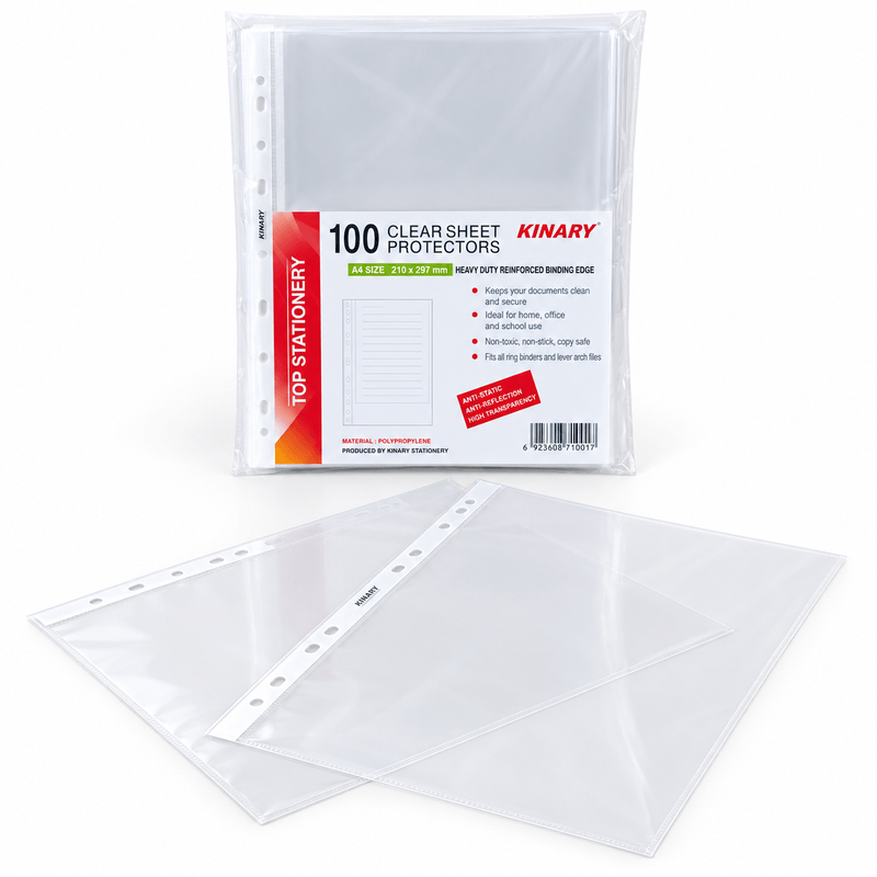 FOLIO TAMAÑO A4 PAQUETE DE 100 U.